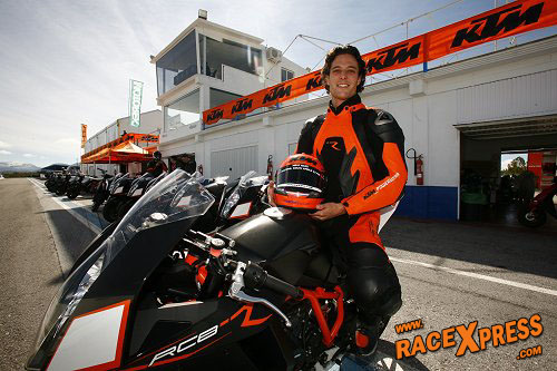 Dennis Retera op KTM